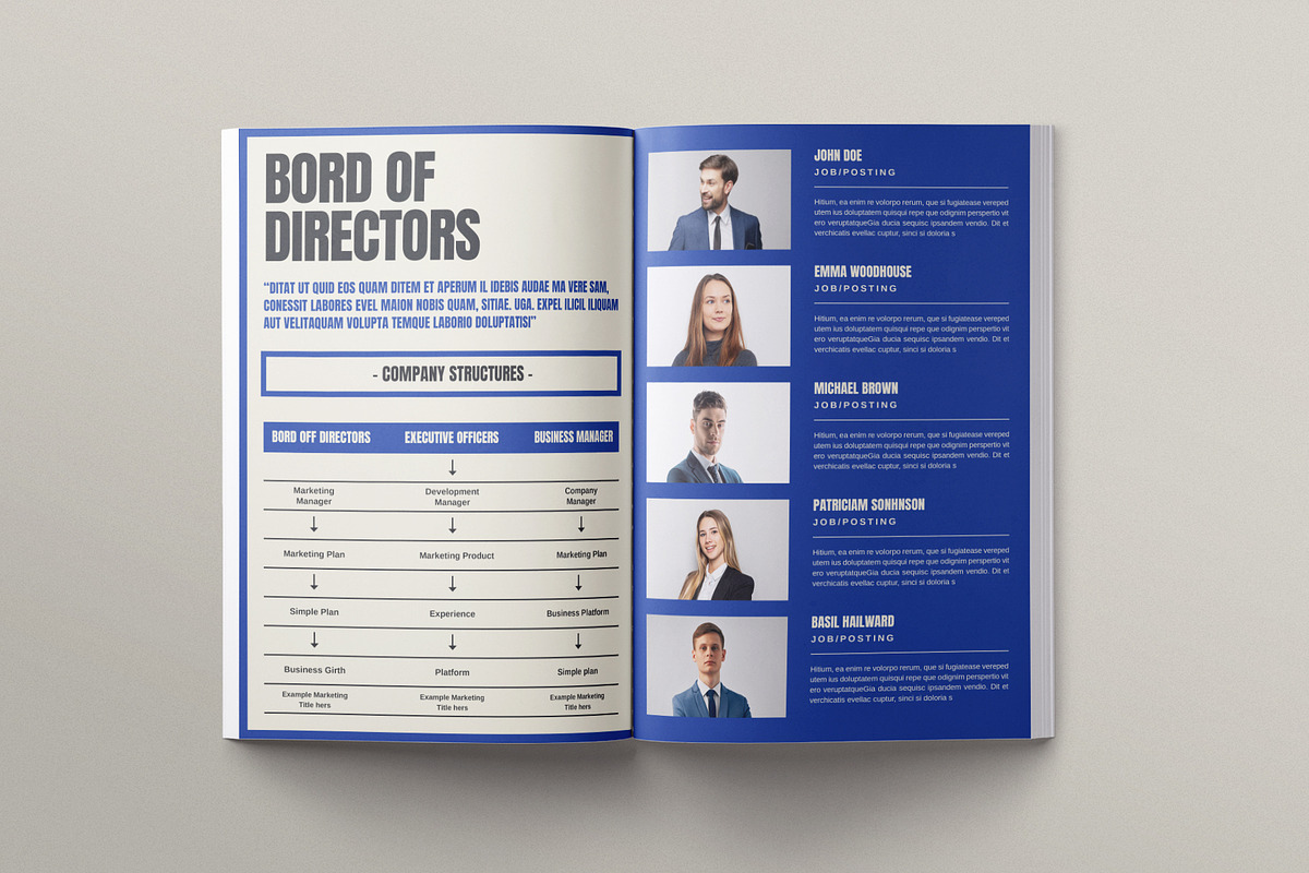 The Annual Report Template | Canva preview 5