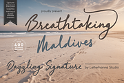 Breathtaking Maldives Font, a Handwritten Font by Letterhanna Studio (Thumbnail 13 of 13)