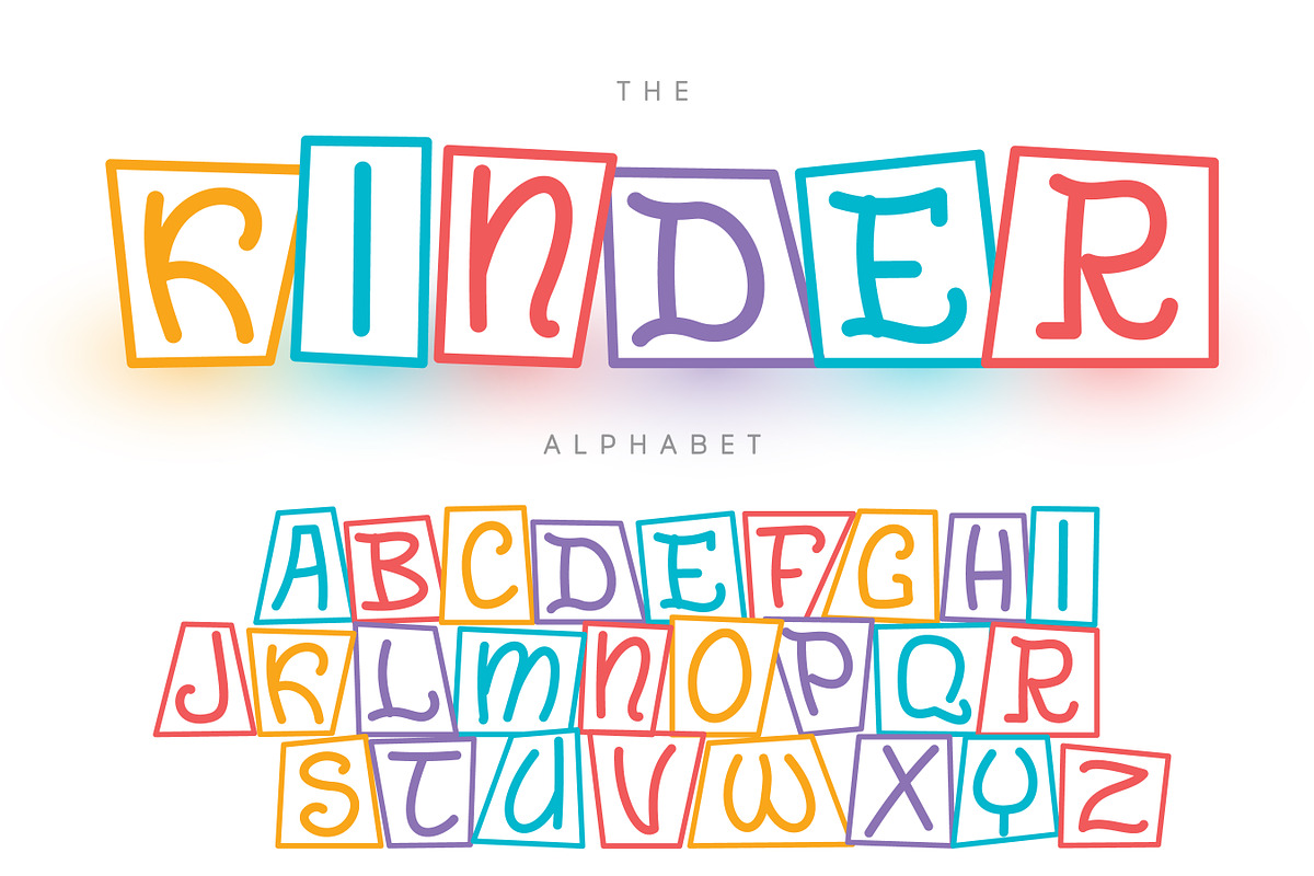 Kids Font Bundle, a Sans Serif Font by artyway (Photo 7 of 12)