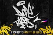 Procreate graffiti brushes dope tags, a Brush Add-On by Endete & Mazak brushes (Thumbnail 1 of 8)