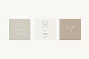 Naomi Minimal Logo Kit Ai,Eps,Psd, a Branding & Logo Template by Feel This (Thumbnail 11 of 13)