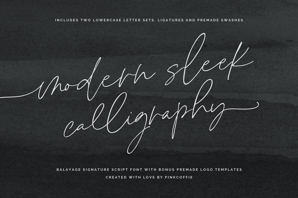 Balayage | Signature Script + Logos preview 2