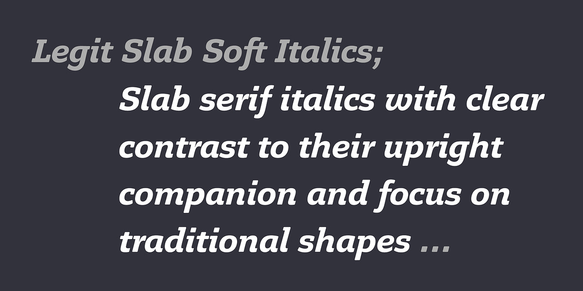 Legit Slab Soft, a Slab Serif Font by Finaltype (Photo 5 of 6)