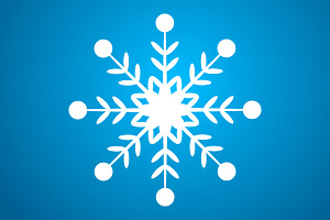 Christmas Snowflake Set Vector