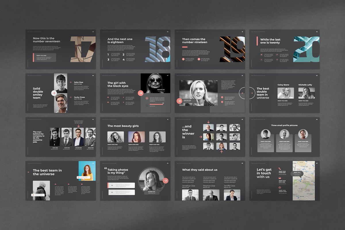 Silent PowerPoint Template, a Presentation Template by Creathrive Design (Photo 6 of 8)