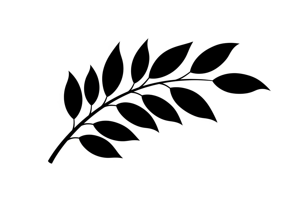 Botanical Leaf Silhouette Bundle, an Illustration by yasushie (Photo 2 of 51)