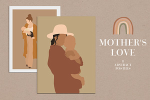 Mother's Love Abstract Posters