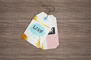 Die Cut Tag Mock-Up, an Apparel Mockup by MassDream (Thumbnail 5 of 9)