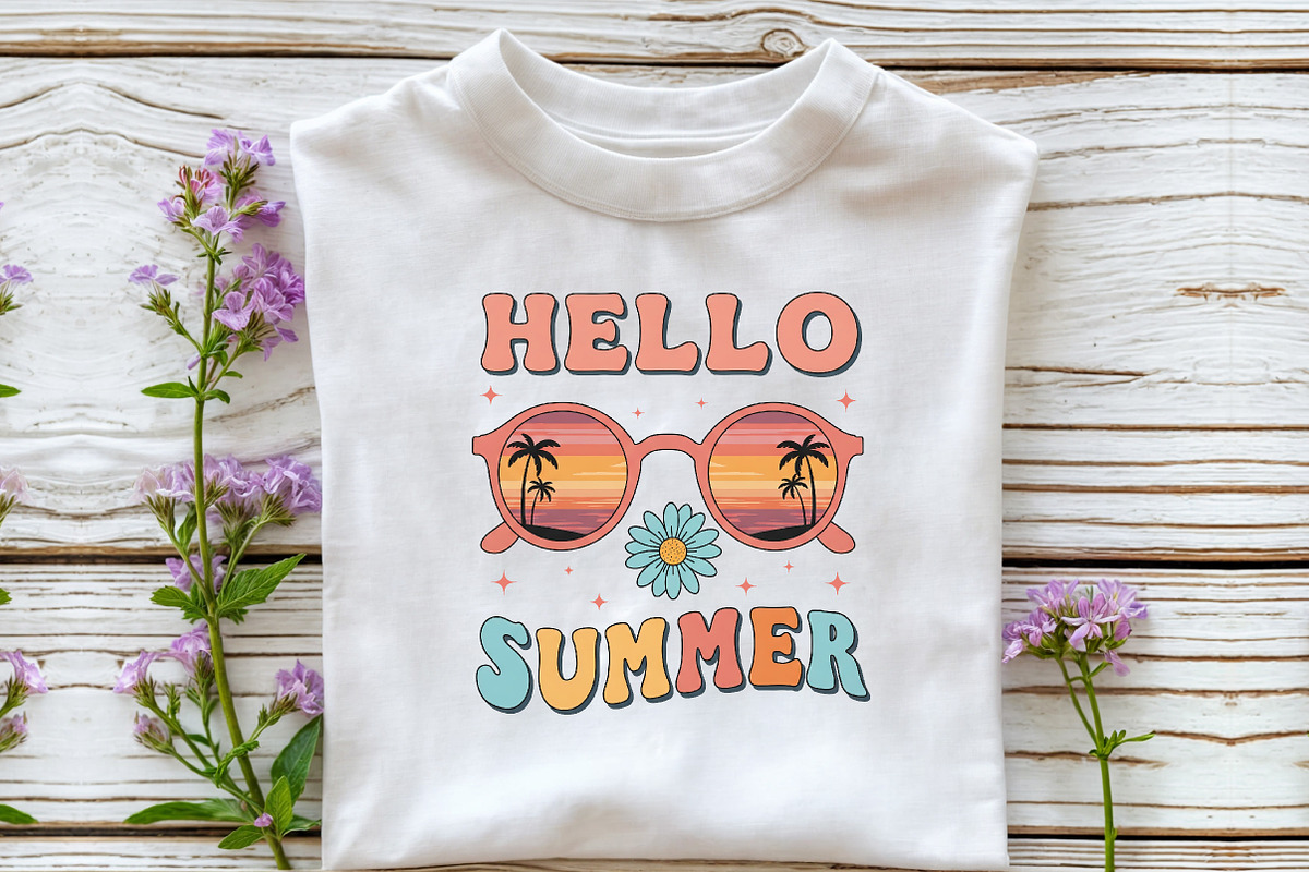 Summer Retro Sublimation Bundle, an Illustration by Libby Wishes (Photo 12 of 13)