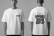 Back & Front View T-Shirt Mockup, a Product Mockup by graphypix (Thumbnail 4 of 4)