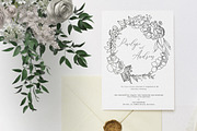 Elegant floral collection.Line art, a Decorative Illustration by Vera●Suleimanova (Thumbnail 7 of 15)