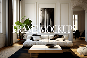 Artwork Frame Mockup Bundle Paris