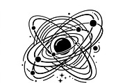 60 Planet Orbit Abstract Silhouette, an Empty State Illustration by Amazin_art (Thumbnail 9 of 35)
