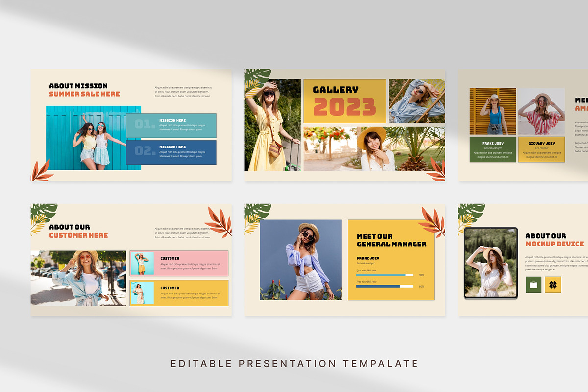 Summer Sale Presentation Template, a Presentation Template by Digitcase x Wealthwells (Photo 2 of 4)