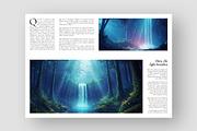 Enchanted Forest Magazine Template, a Flyer Template by Shajib Shikder (Thumbnail 3 of 9)