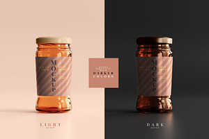 Amber Jars Mockup Collection