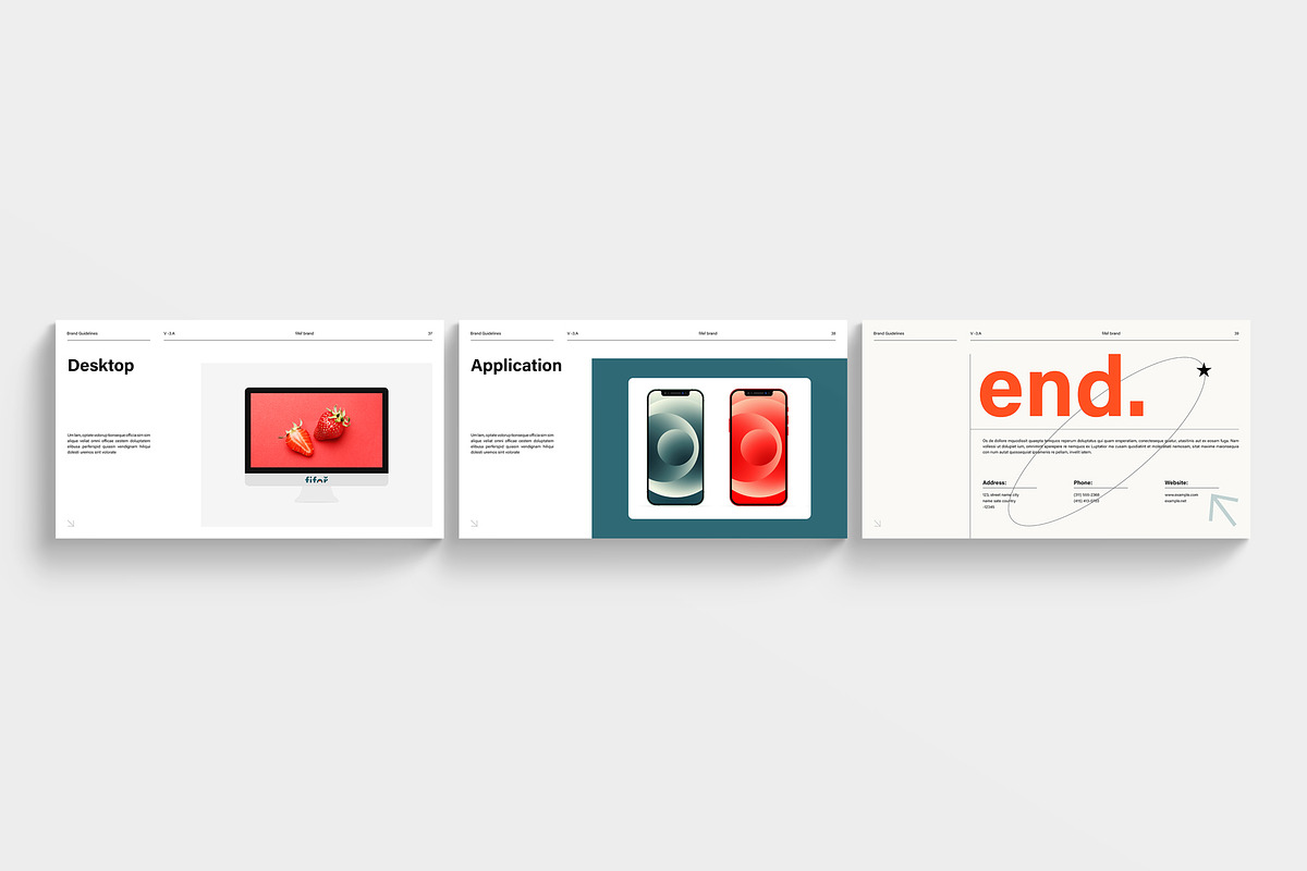 Brand Identity Guidelines Template, a Presentation Template by TemplatesForest (Photo 8 of 8)