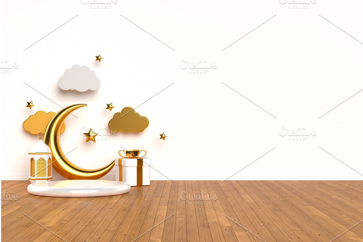 Islamic 3d rendering scene., an Environmental 3D Model by Liudmyla Matviiets