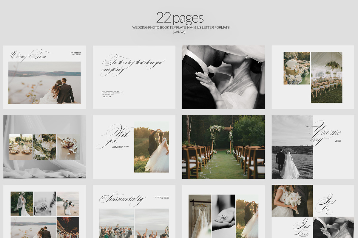 Classy Wedding Photo Book TemplateV1, a Magazine Template by CreativeFolks (Photo 3 of 7)