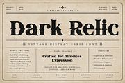 Dark Relic, a Serif Font by Wow Magic (Thumbnail 3 of 4)