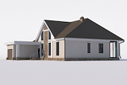House with attic, an Architecture 3D Model by profdesign (Thumbnail 10 of 18)