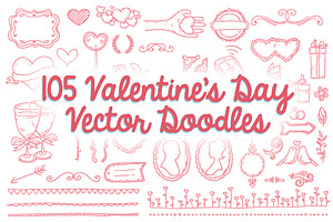 105 Valentine's Day Vector Doodles