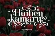 Hubein Kamaru Elegant Ligature Font, a Serif Font by Graphicxell (Thumbnail 21 of 22)