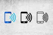 Mobile Signal Icon Set - 3 Styles, an Outline Icon by Artonix (Thumbnail 2 of 2)