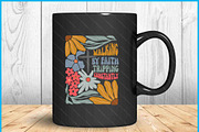 Retro Boho Christian Walking Faith, a Graphic by Creativeusart (Thumbnail 2 of 4)