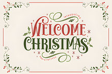Welcome Christmas Font
