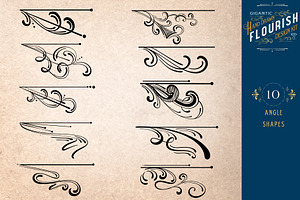 Hand Drawn Flourish Design Kit