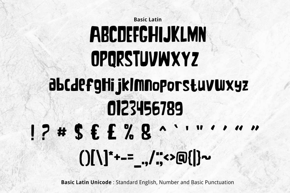 Stone Age Font preview 2