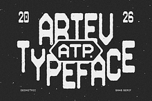 Artev - Geometric Sans Serif Font