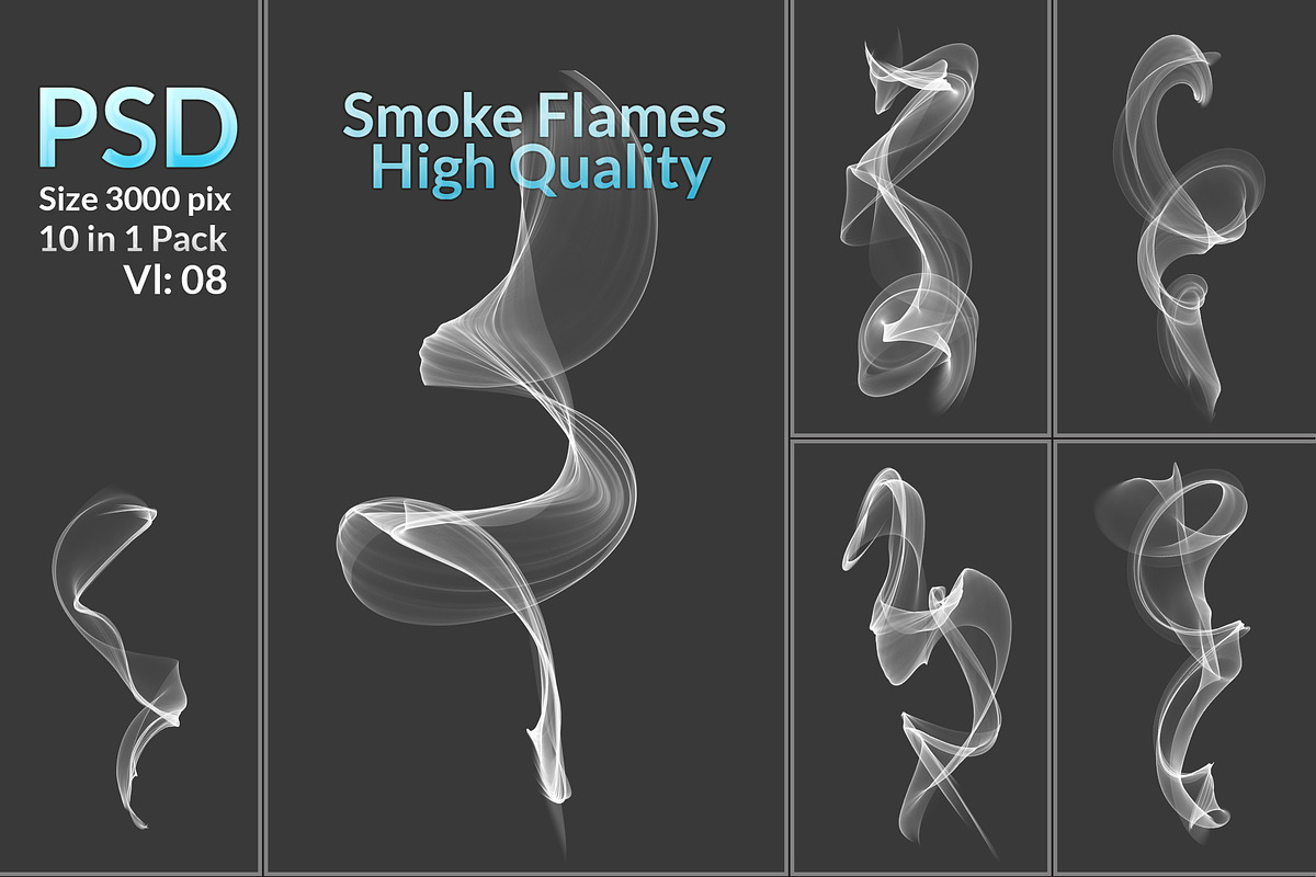 Fire & Smoke PNG Stock Bundle, a Shape Add-On by MRI STUDIO (Photo 9 of 15)