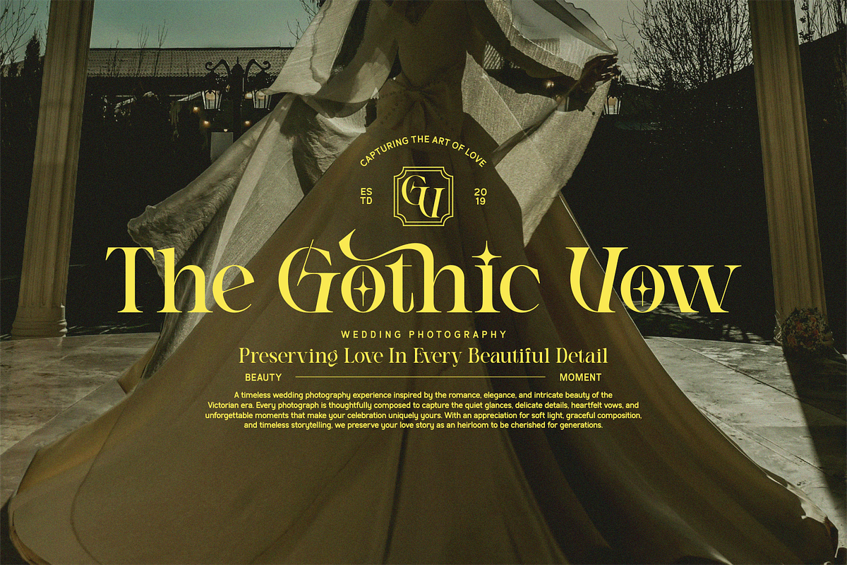 Lunar Grace — Elegant Luxury Font, a Serif Font by Claymoon Lab (Photo 4 of 7)