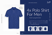 4x Men Polo Ghost Mock-ups FREE DEMO, a Books & Magazine Mockup by Apparel_Mockups (Thumbnail 1 of 22)