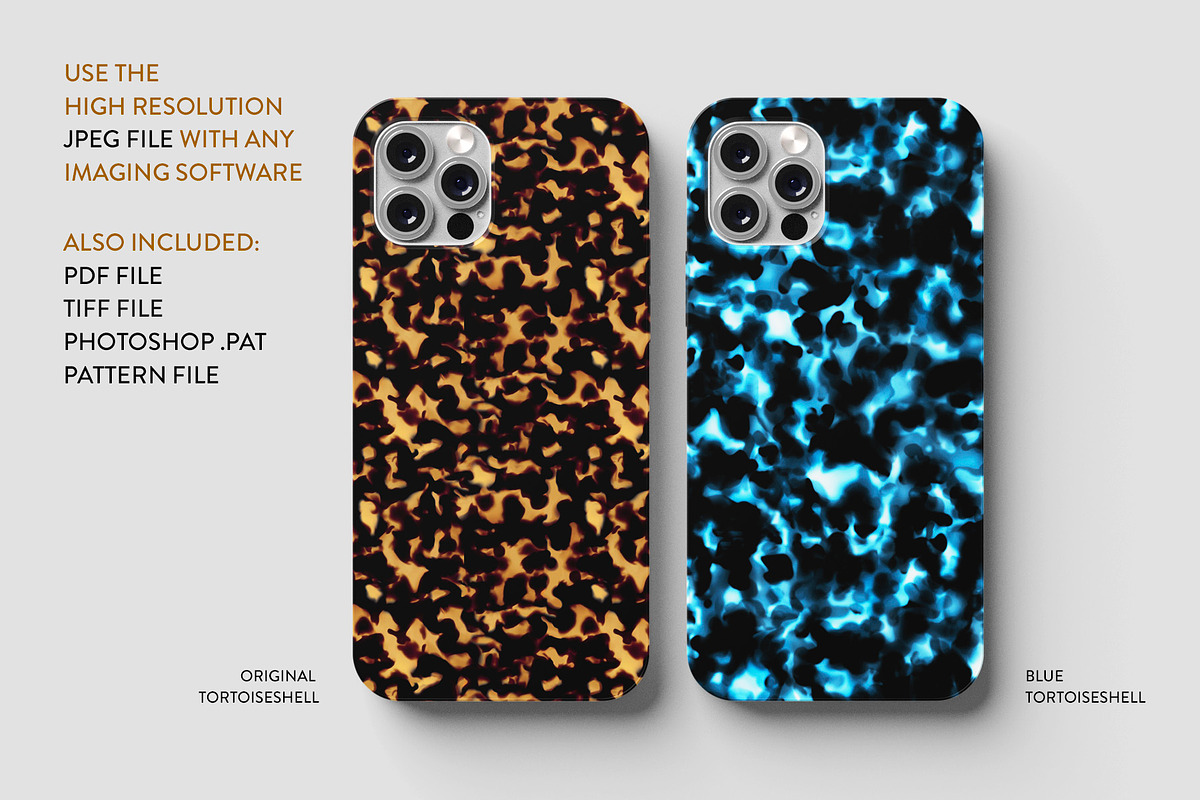 Blue Tortoiseshell Seamless Pattern, a Pattern Graphic by Leysa Flores (Photo 2 of 10)