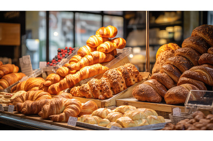 pastry background croissan food ai, a Background Photo by pikepicture