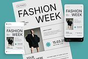 Swiss Fashion Week Flyer Set, a Flyer Template by Annora Studio (Thumbnail 2 of 6)
