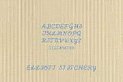 Elliott Stitchery, a Handwritten Font by Honey Lust Co. Shop (Thumbnail 3 of 3)