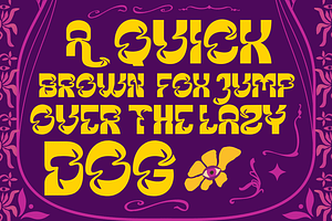 MAWUR Groovy Retro Font