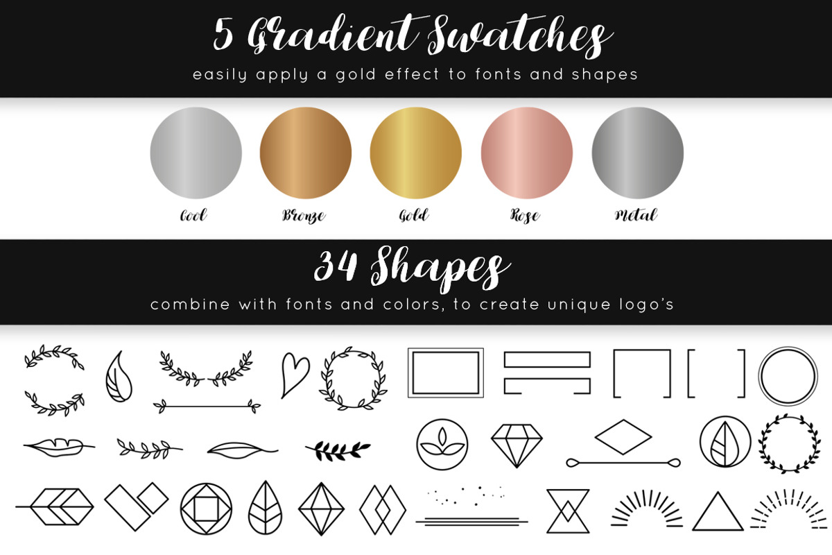 Stylish Premade Logo Creator Kit, a Branding & Logo Template by Angele Kamp (Photo 5 of 5)