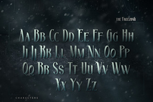 The Freezing Display Font