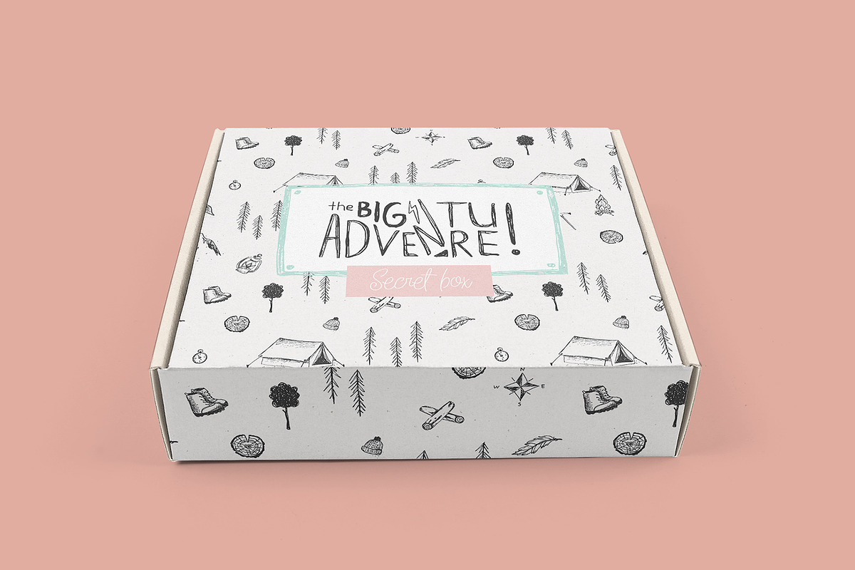 Big Adventure | Sketched Set, a Pattern Graphic by Julia Shvets (Photo 4 of 7)