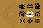 African Shape Motifs Collection, a Decorative Illustration by Sweet Fig (Thumbnail 4 of 12)
