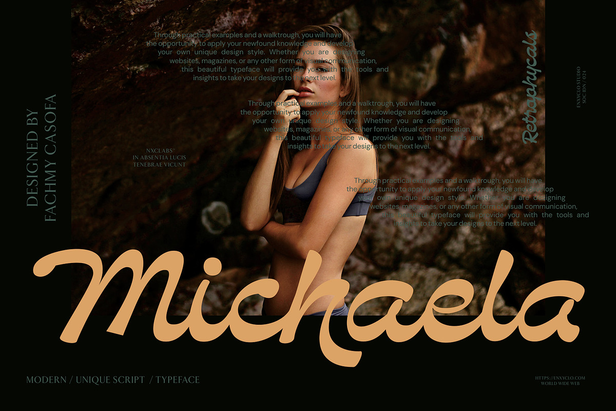 NCL Bendstag - Modern Script, a Script Font by Enxyclo Studio (Photo 3 of 16)