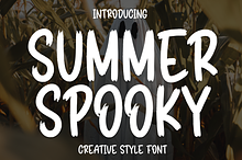 Summer Spooky | Script Font