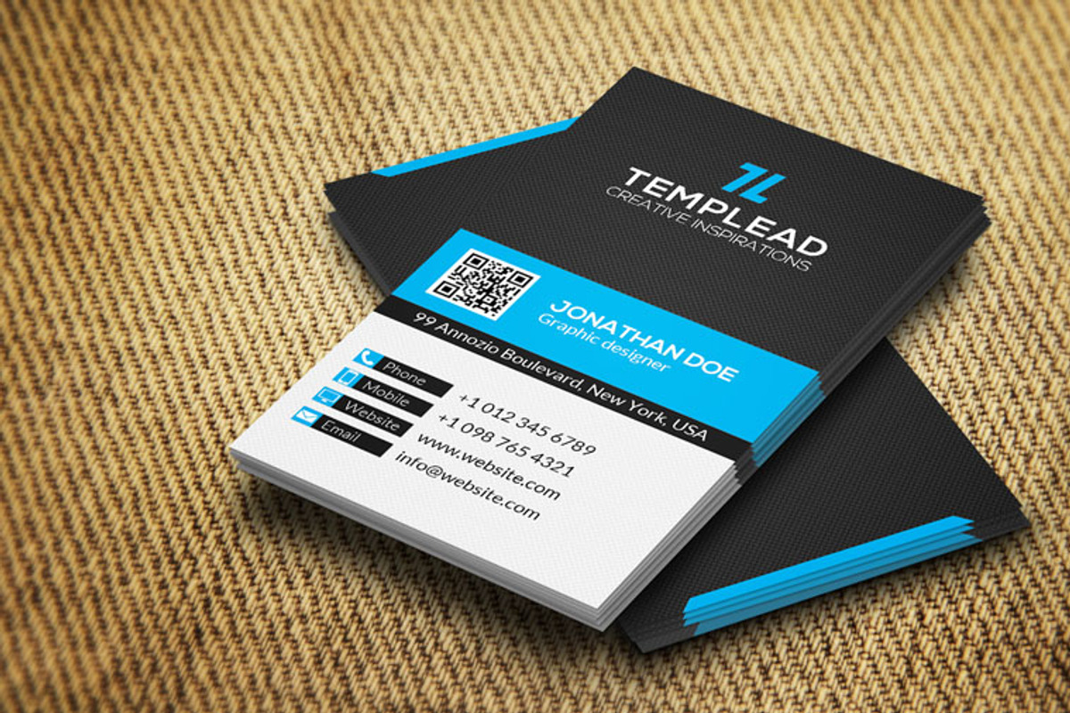 Corporate Business Card CM0039, a Business Card Template by annozio (Photo 2 of 4)