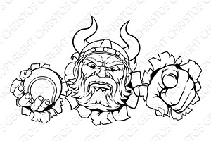 Viking Tennis Ball Sports Team, an Object Illustration by Christos Georghiou