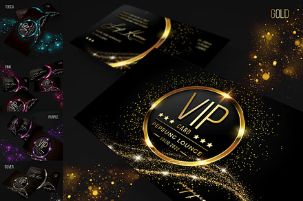 Vip Card, a Business Card Template by Aarley Kaiven